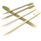 3.5 inch Bamboo wood wooden Paddle Picks Skewers Toothpicks for Cocktail,Appetizers,Fruit,Sandwich,Barbeque Snacks.More Size Choices 3.5''/ 4.7''/ 7''/ 10'' (Pack of 100)
